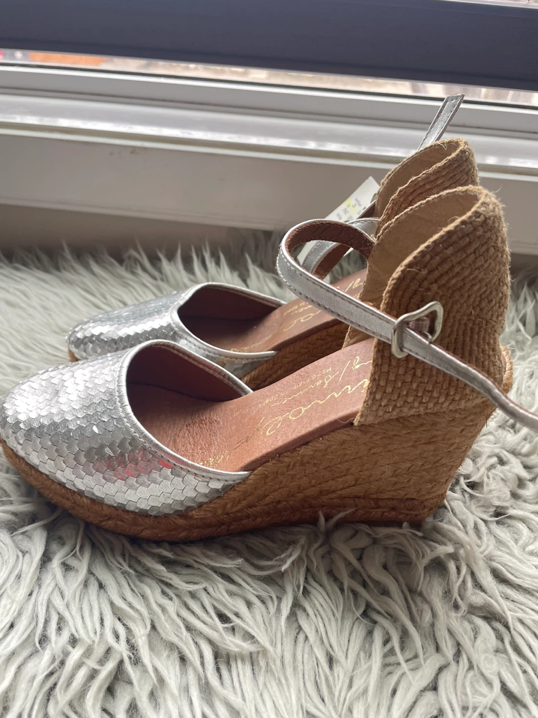 Chic espadrille wedge sandals - Size 7 - photo 2