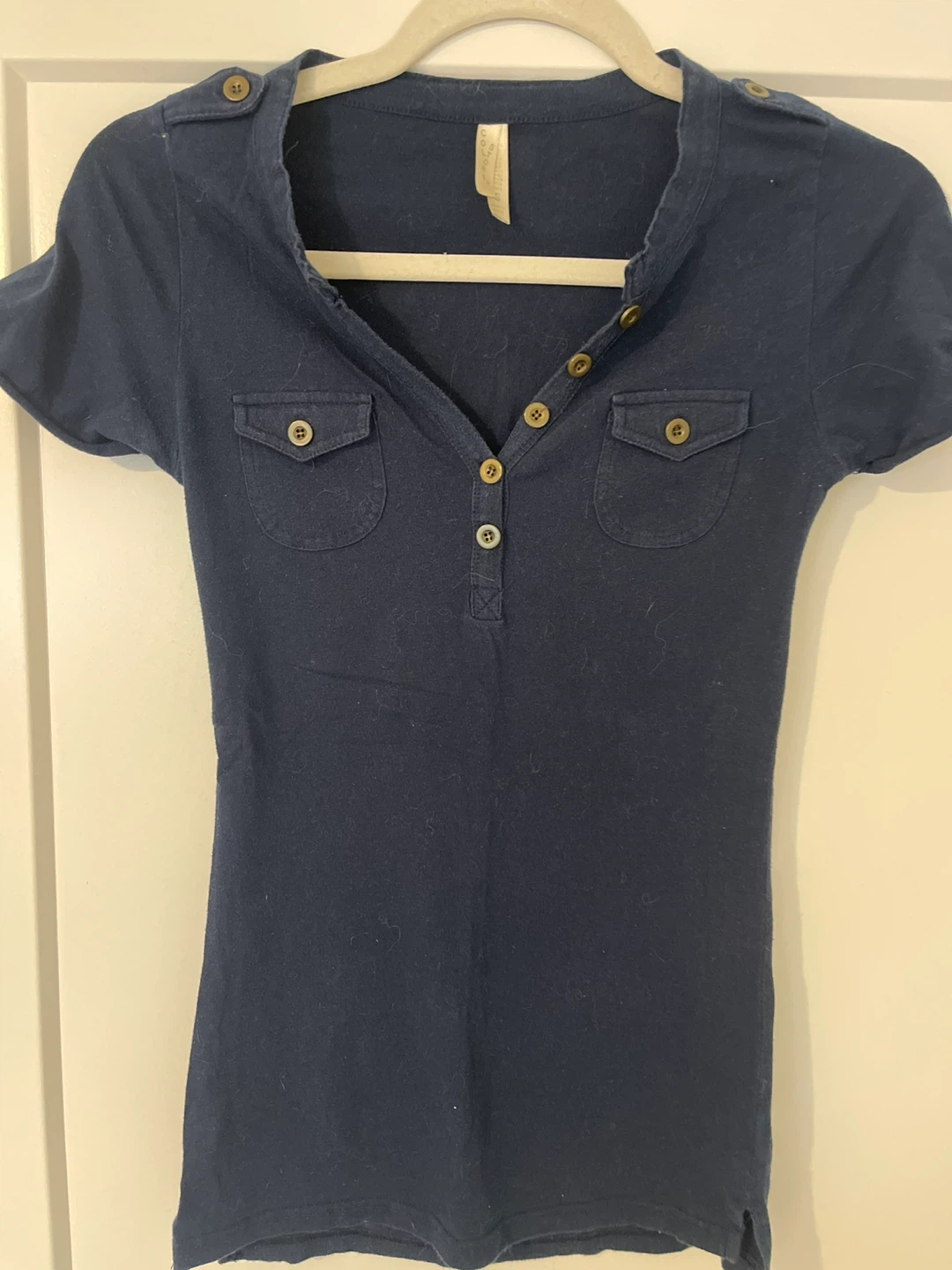 Navy fitted tshirt