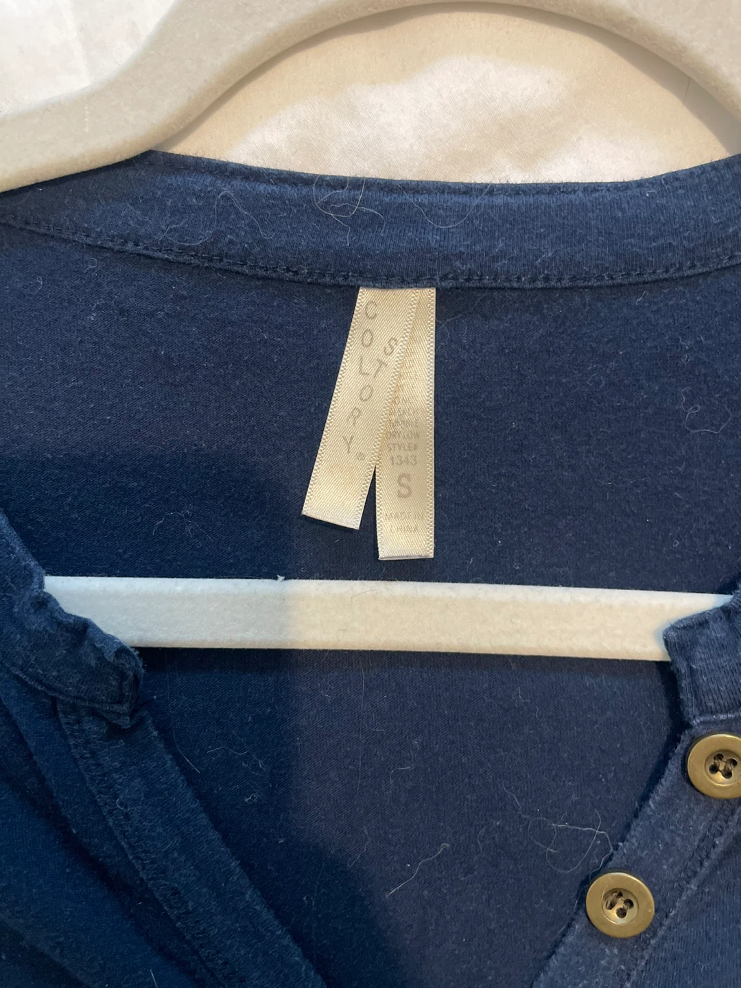 Navy fitted tshirt - photo 4