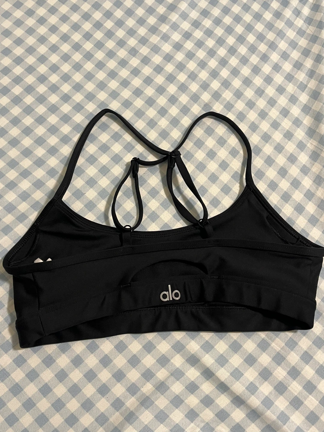 Alo Yoga Black Airlift Intrigue Bra