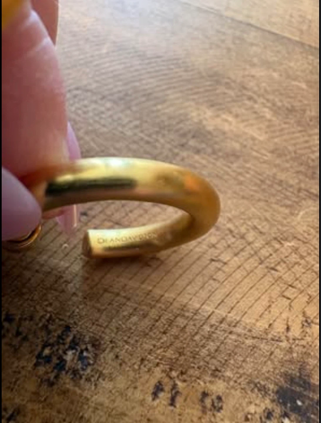 Dean Davidson Small Dune Hoops Gold Plated over Brass Earrings - photo 4