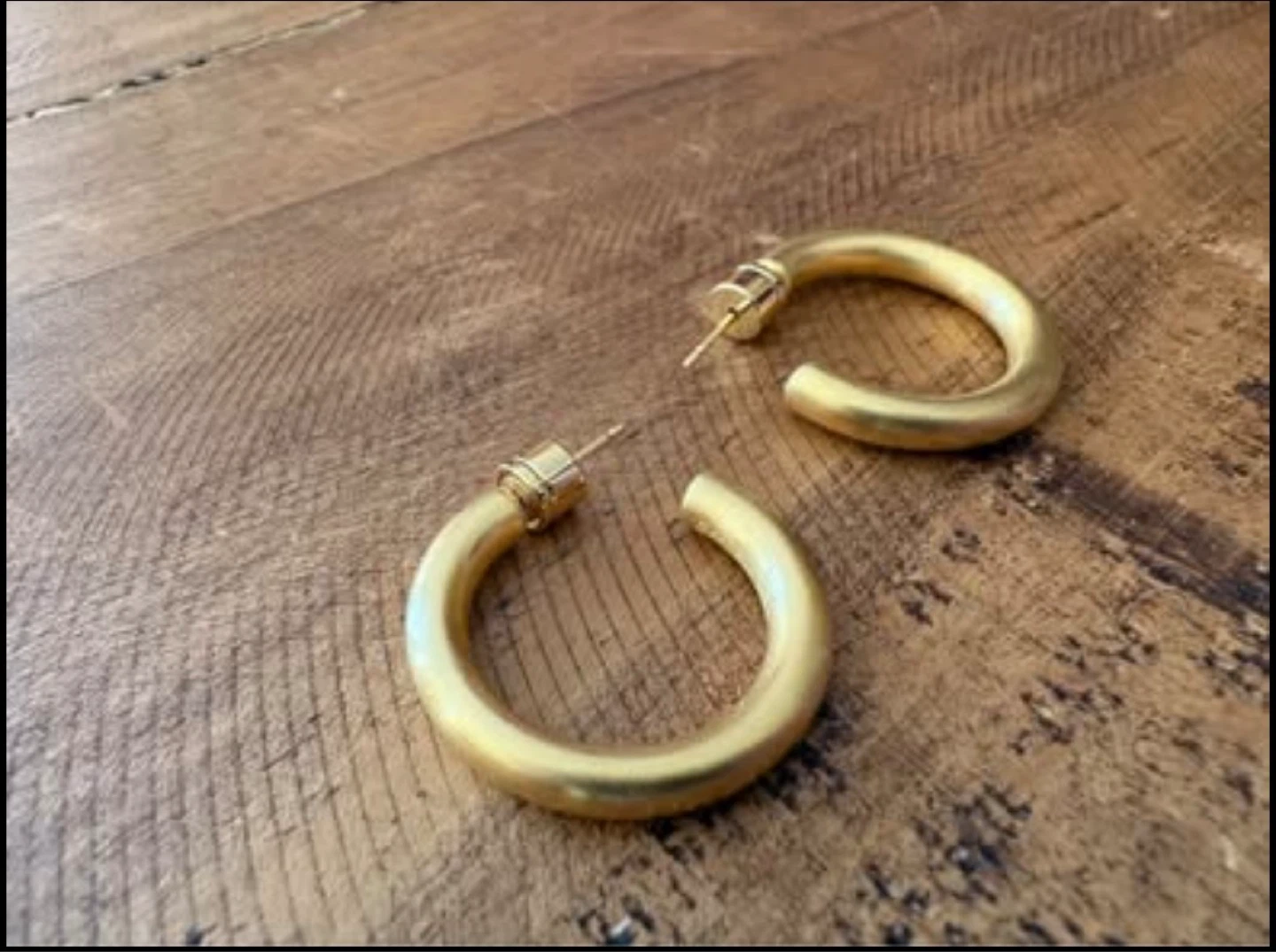 Dean Davidson Small Dune Hoops Gold Plated over Brass Earrings - photo 2