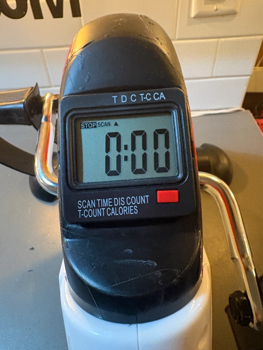 Portable Pedal Exerciser with Digital Monitor - photo 2