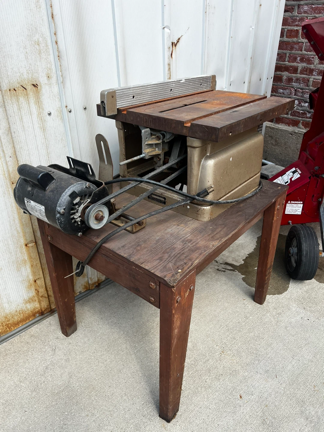 Vintage Delta Table Saw with Stand