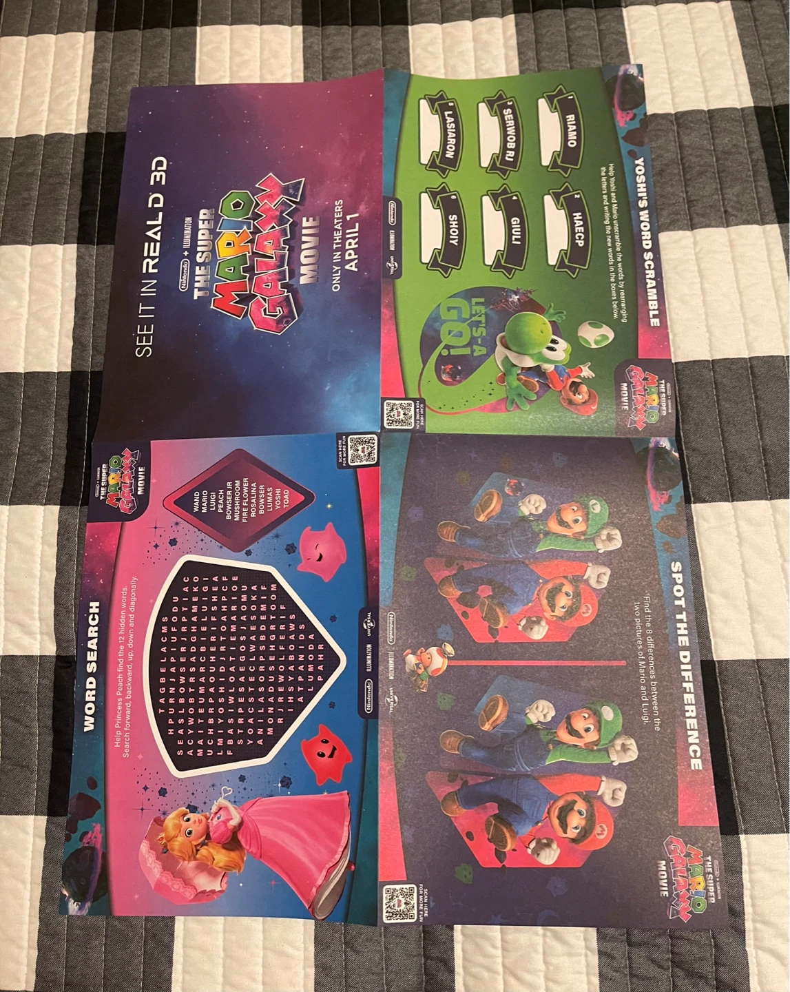 The Super Mario Bros. Movie Activity Sheet & Poster - photo 5