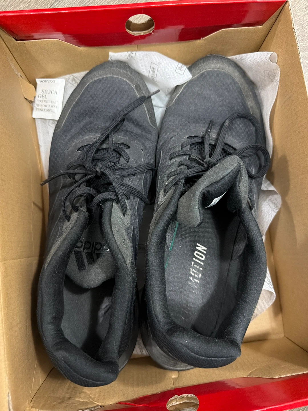 Adidas Black Running Shoes Size 12