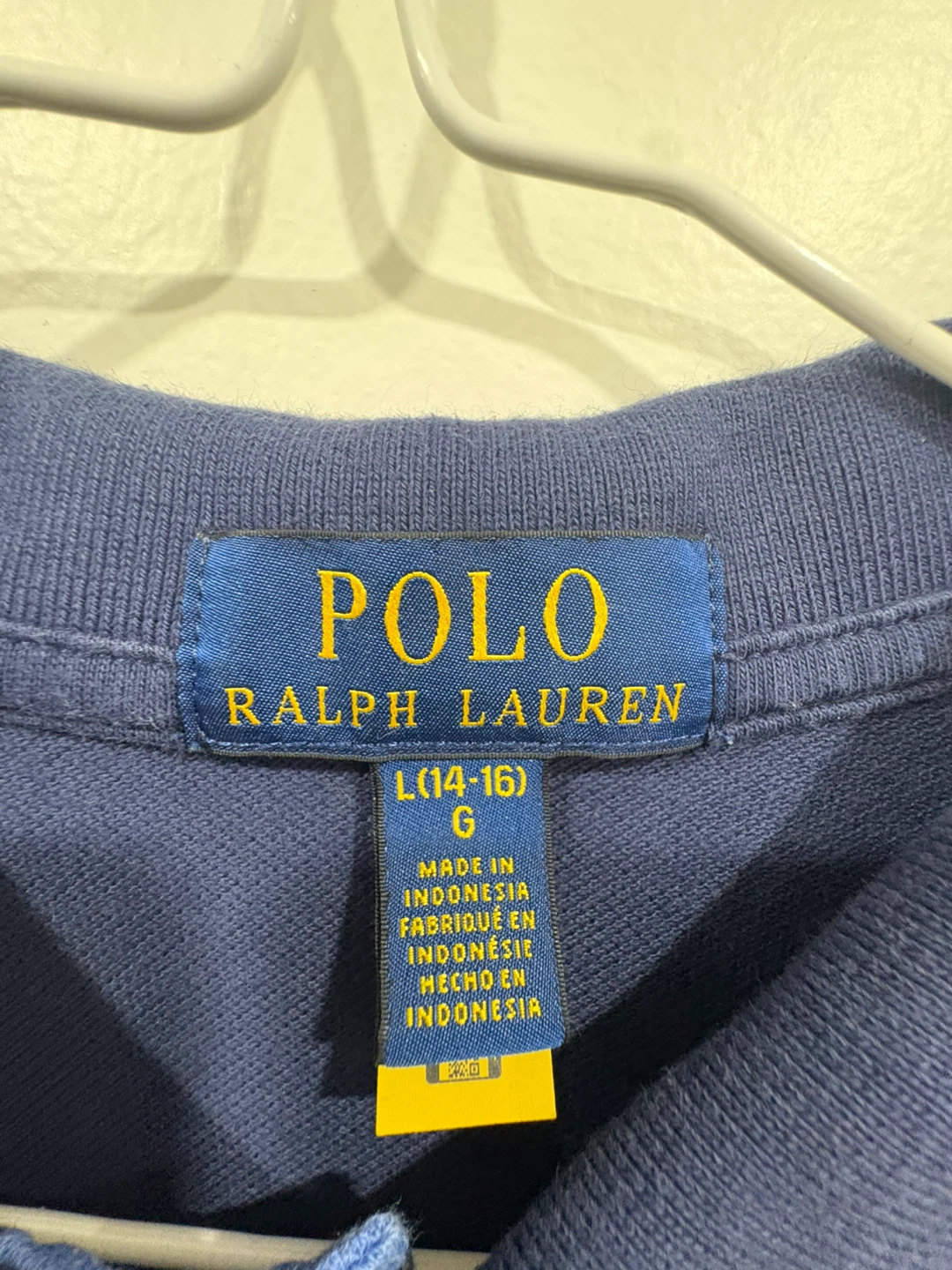 Polo Ralph Lauren Blue Striped Polo Shirt - Size L (14-16) - photo 2