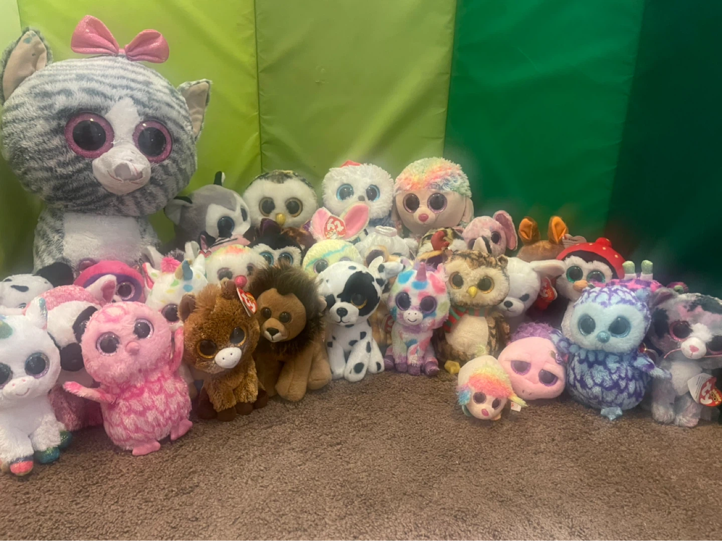 Collection of Ty Beanie Boos Plush Toys