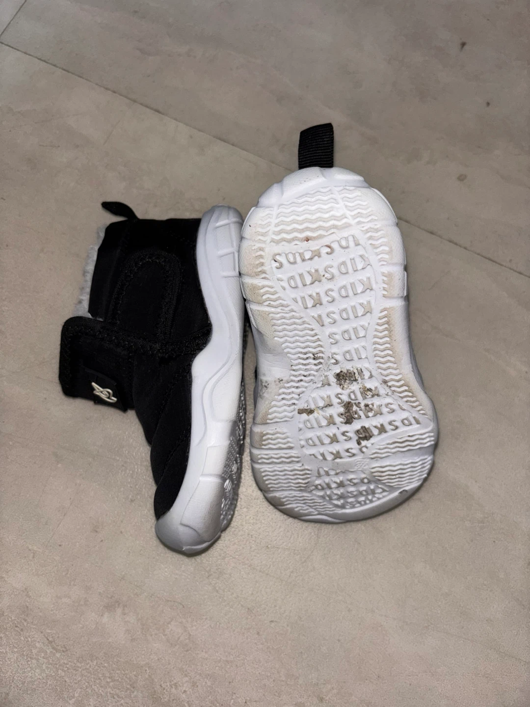 Black Kids Winter Boots -Size 5 - photo 2