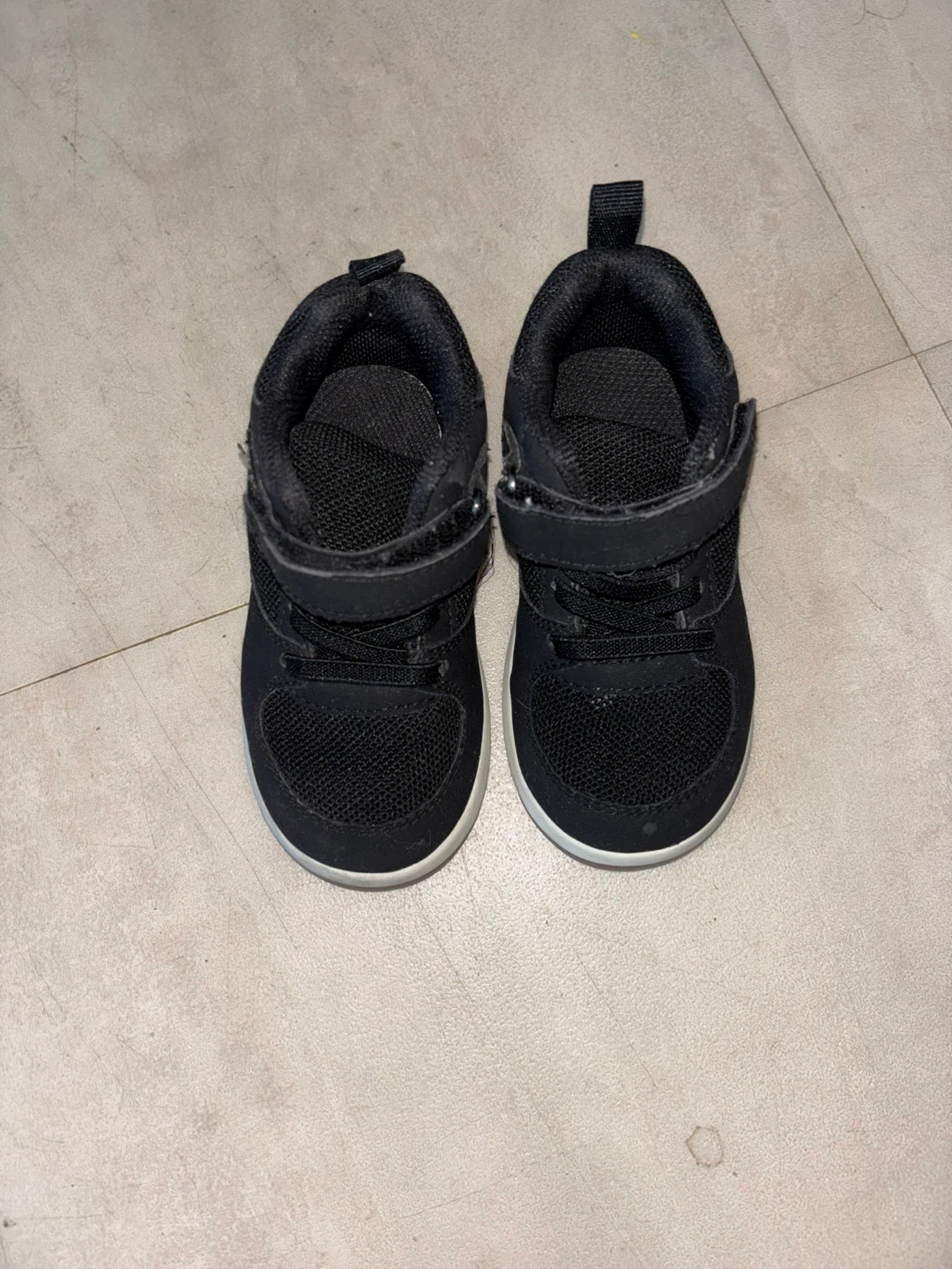 Black Toddler Sneakers - Size 7