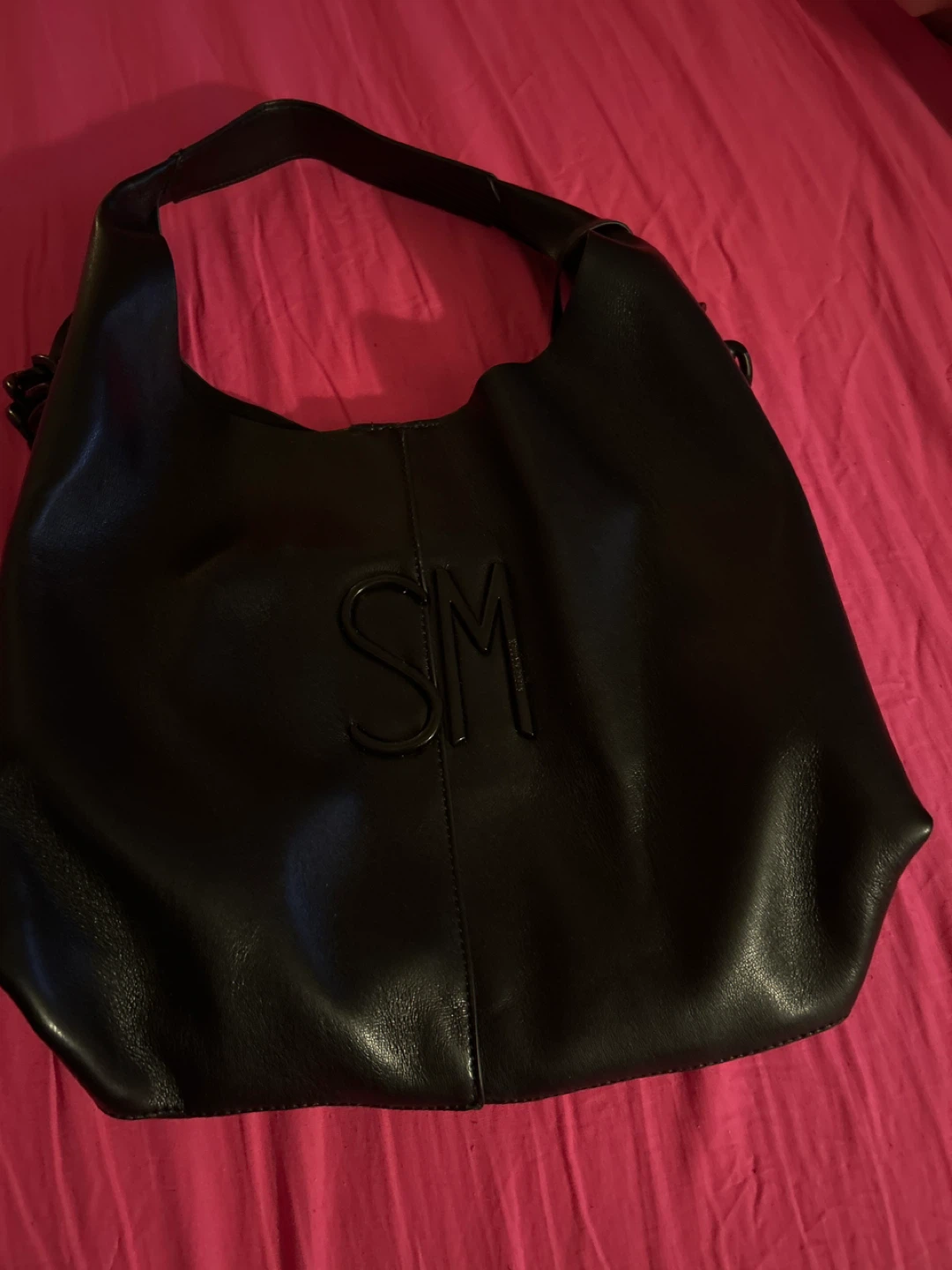 Steve Madden Black Hobo Bag