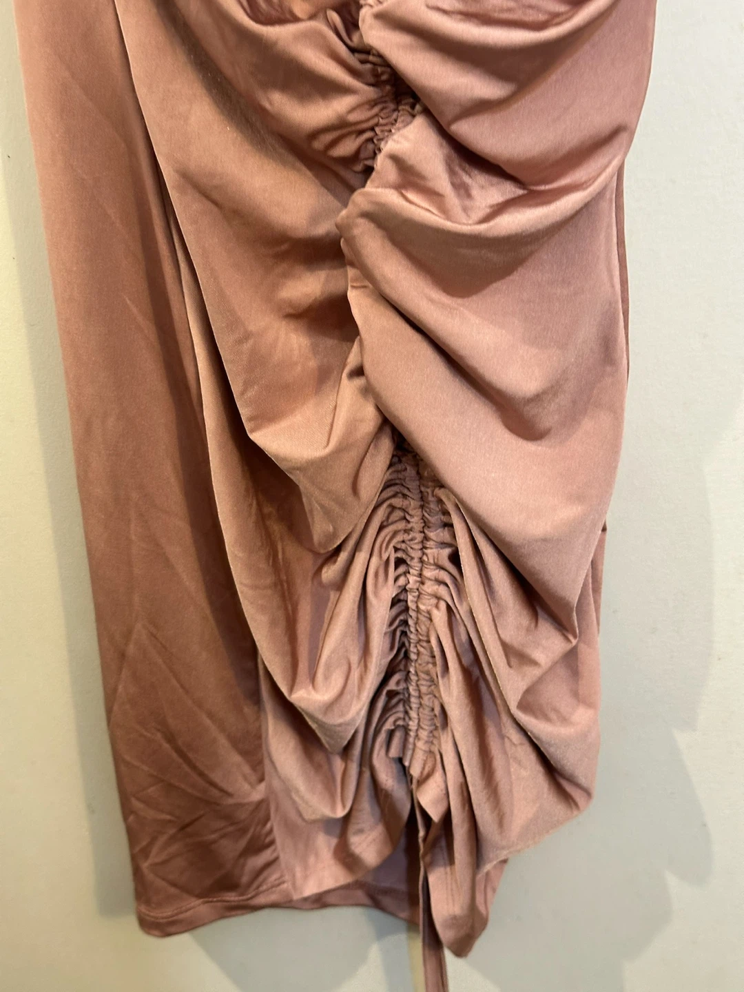 Fashion Nova Bangkok Ruched Dress - Mauve - Size XS - photo 3