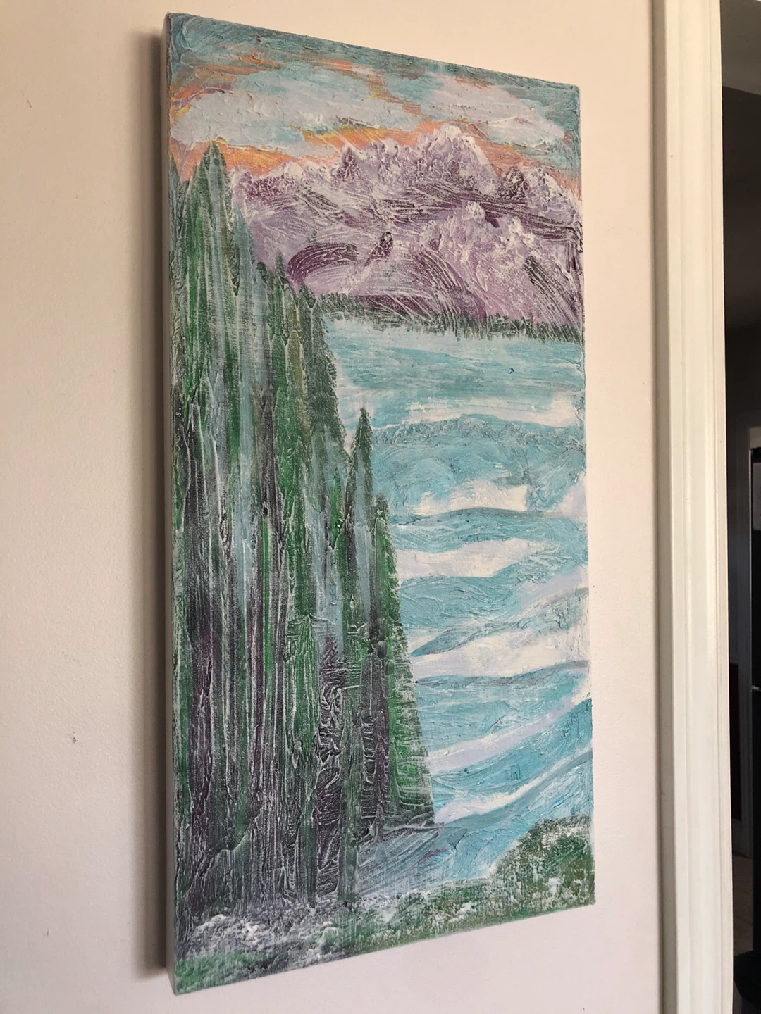 Textured Landscape Painting