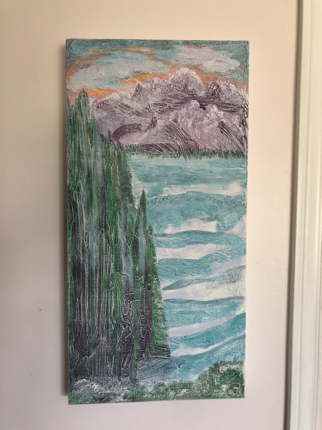Textured Landscape Painting - photo 2