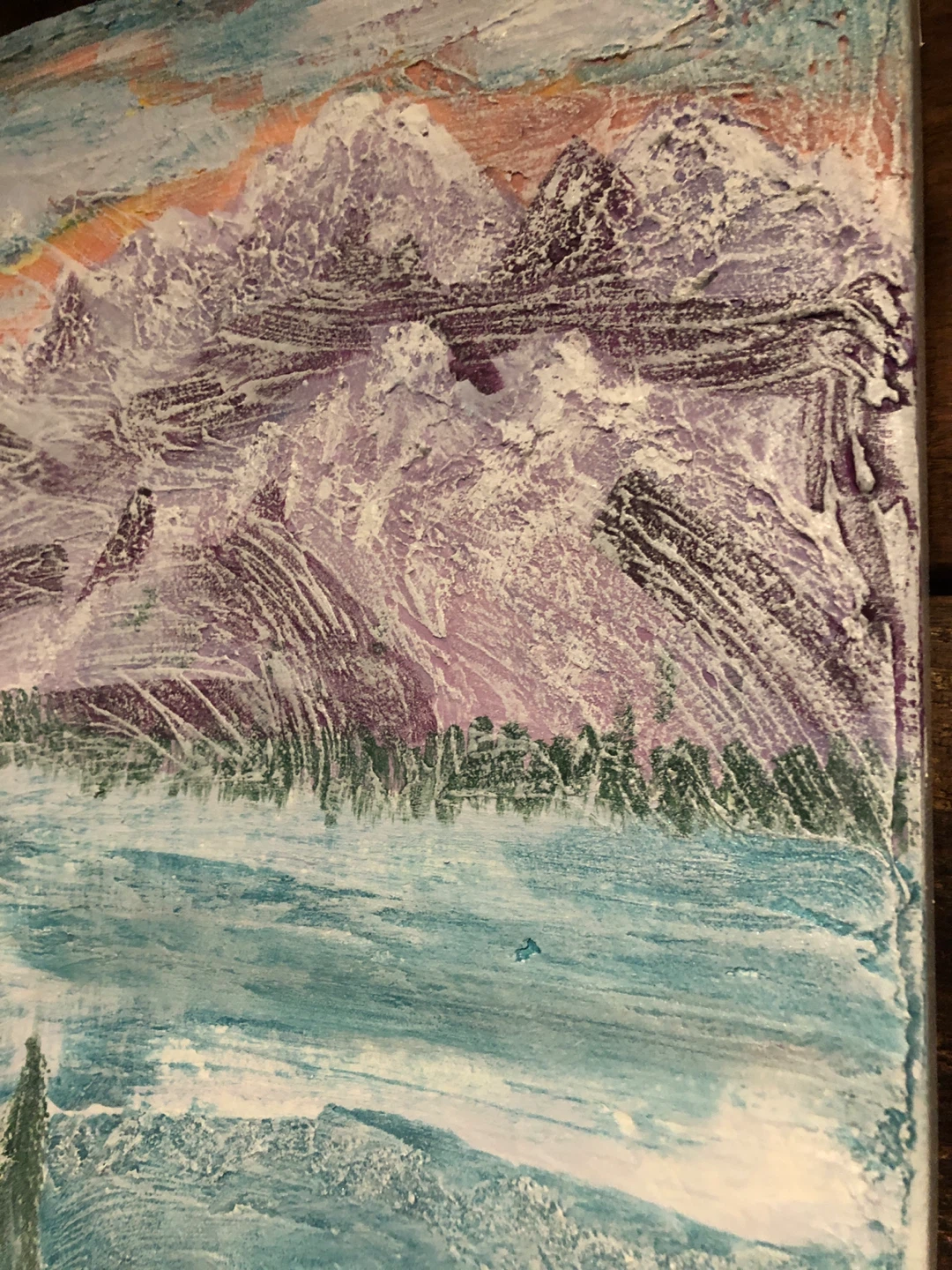 Textured Landscape Painting - photo 5