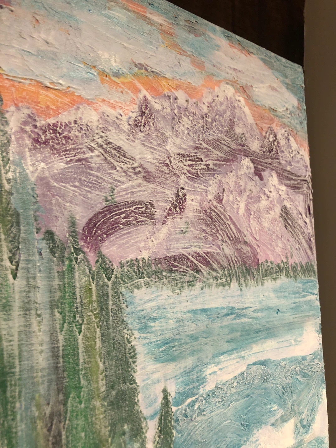 Textured Landscape Painting - photo 4