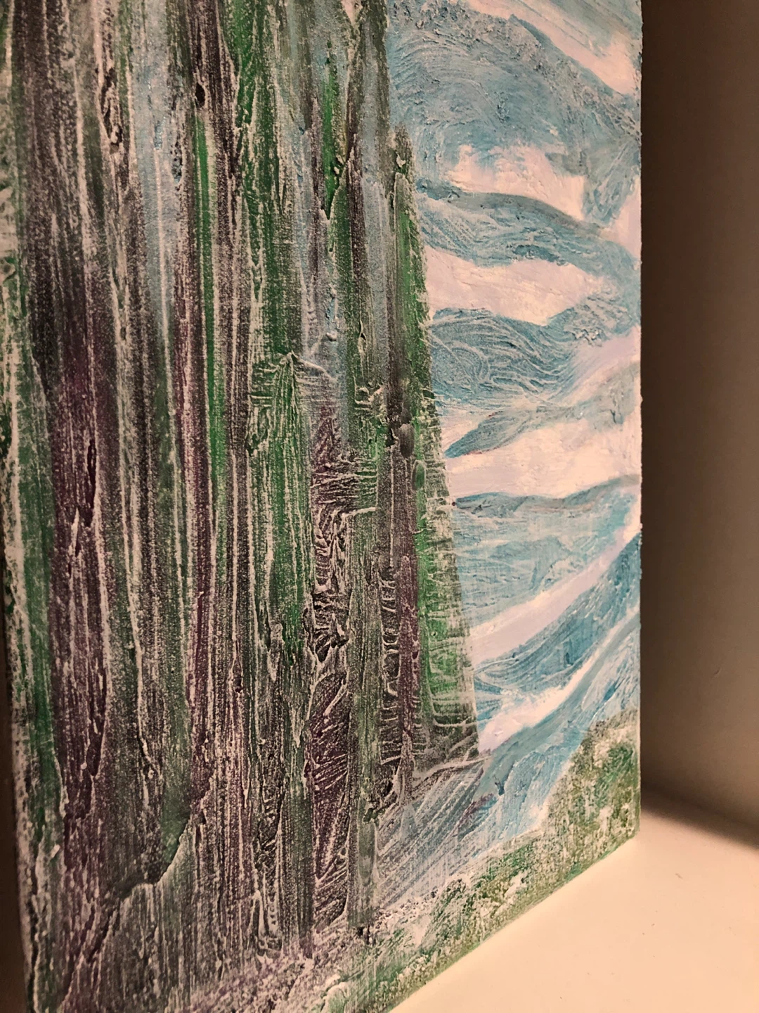 Textured Landscape Painting - photo 3