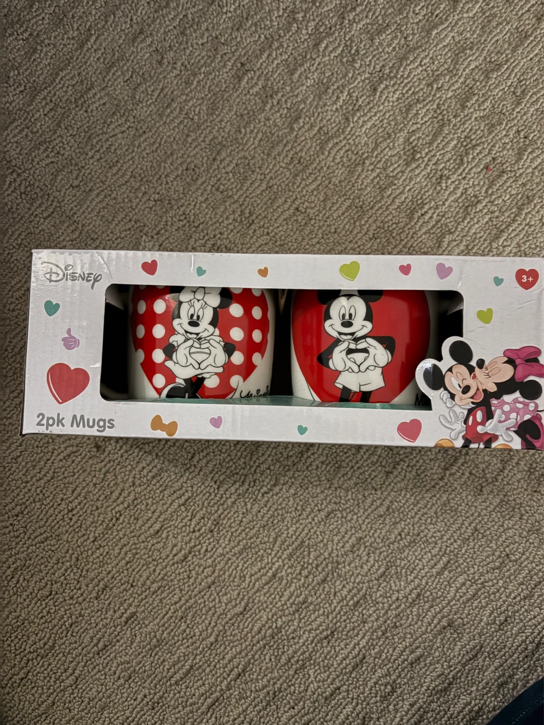Disney Mickey & Minnie 2 Pack Mugs