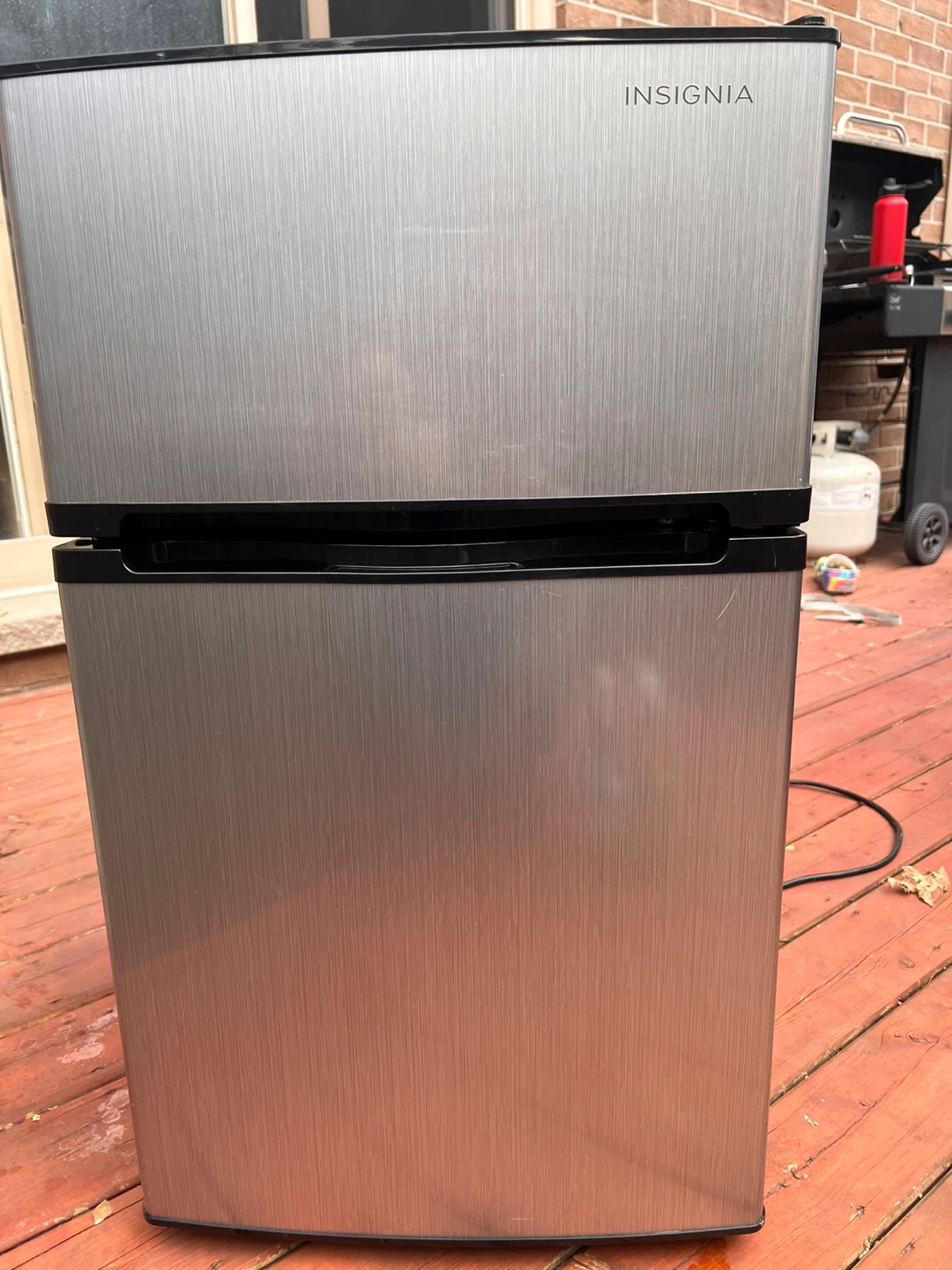 EUC Insignia Mini Fridge With Freezer