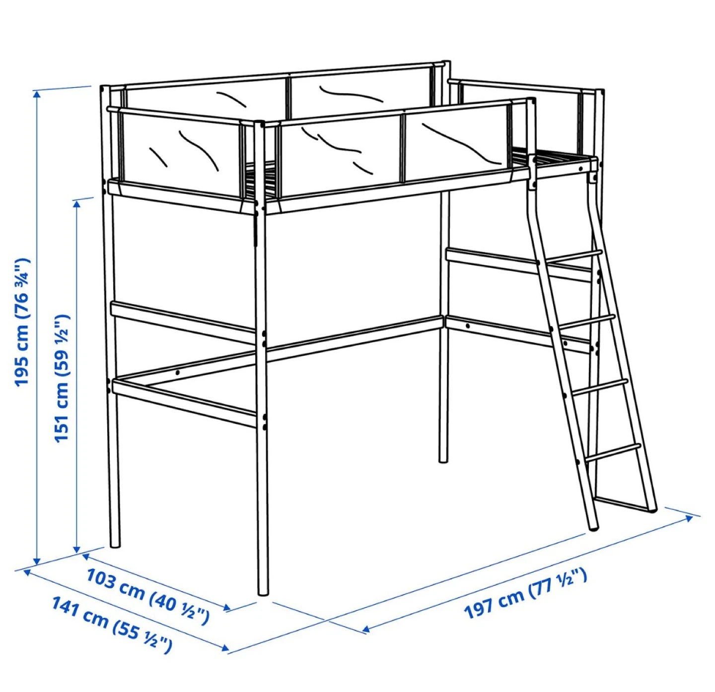 Ikea Loft Bed - photo 3