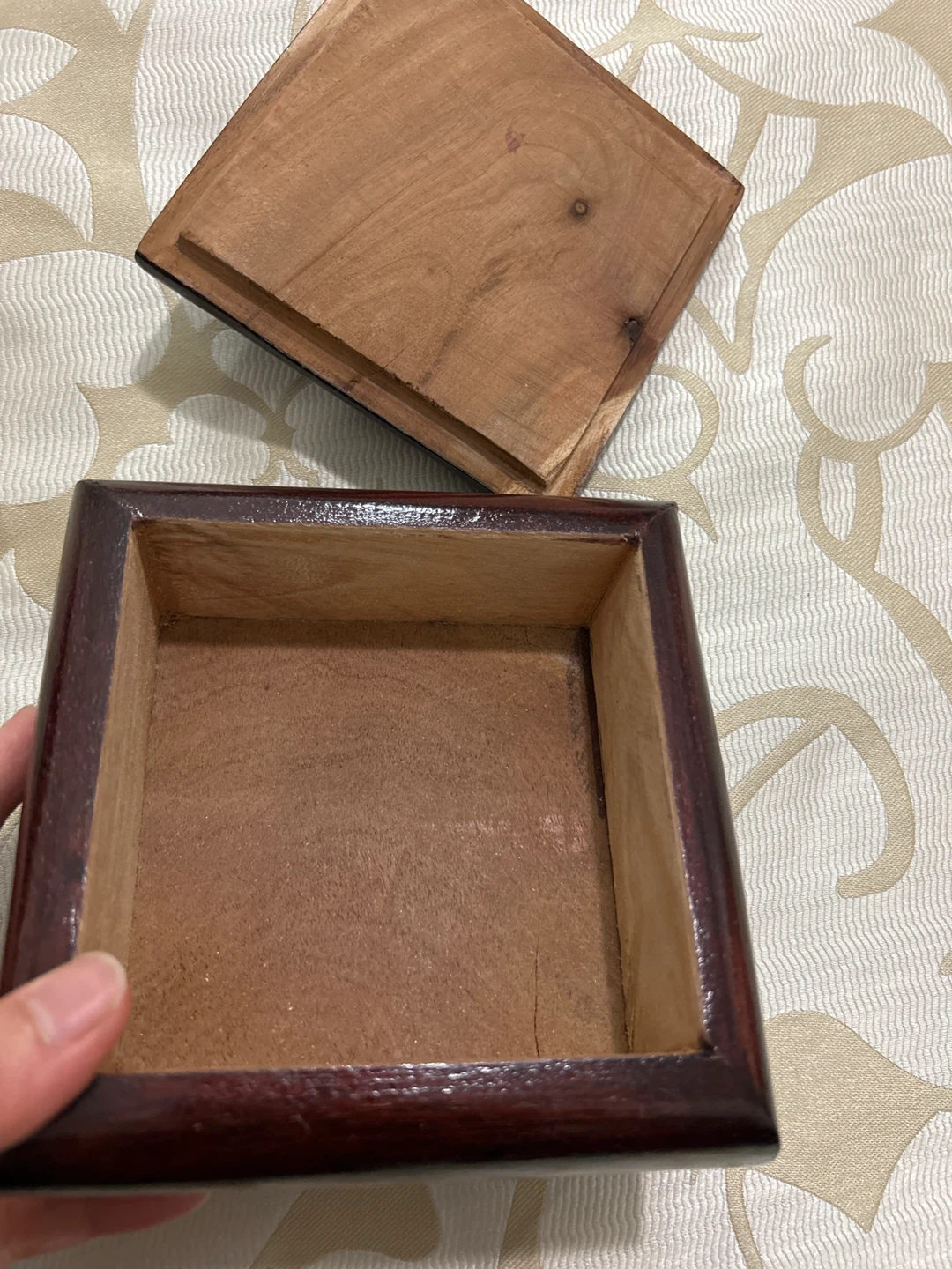 Vintage Wooden Trinket Box - photo 4