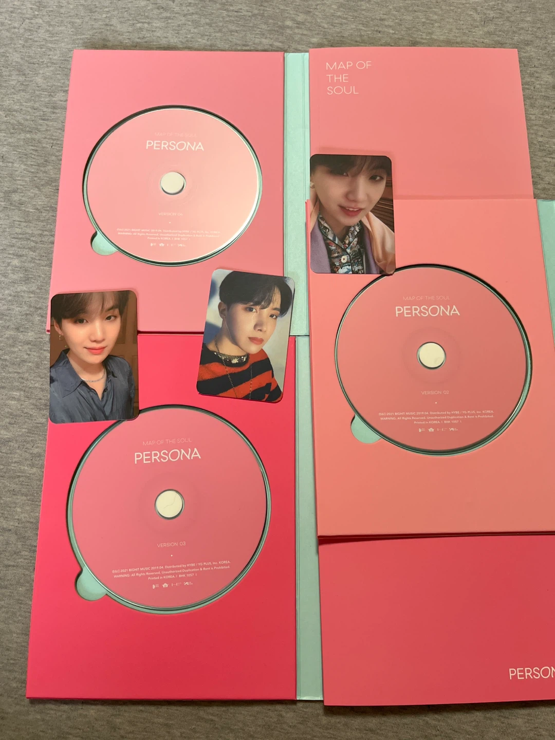 BTS MAP OF THE SOUL PERSONA CD (Version 02, 03, 04)