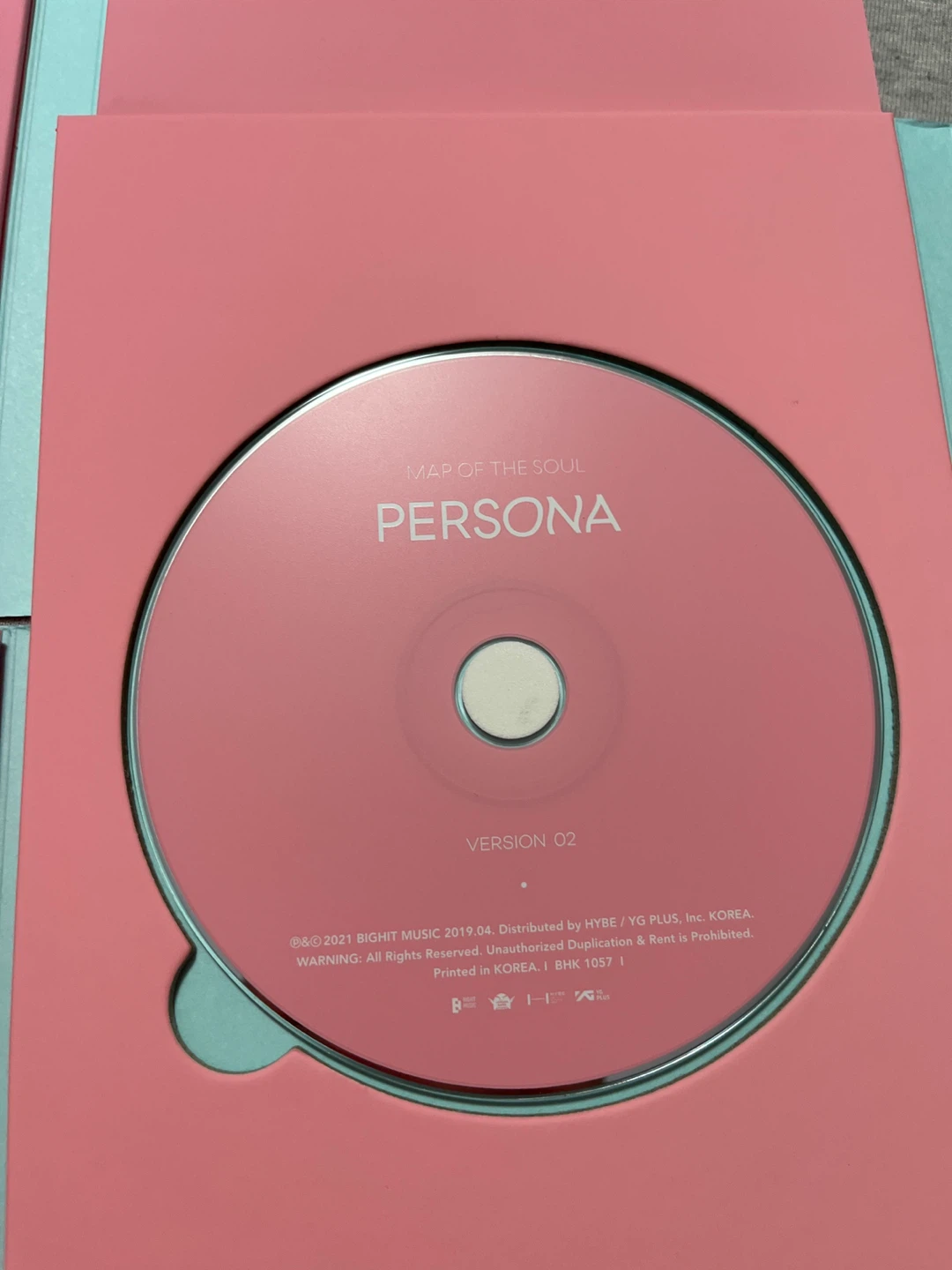 BTS MAP OF THE SOUL PERSONA CD (Version 02, 03, 04) - photo 4