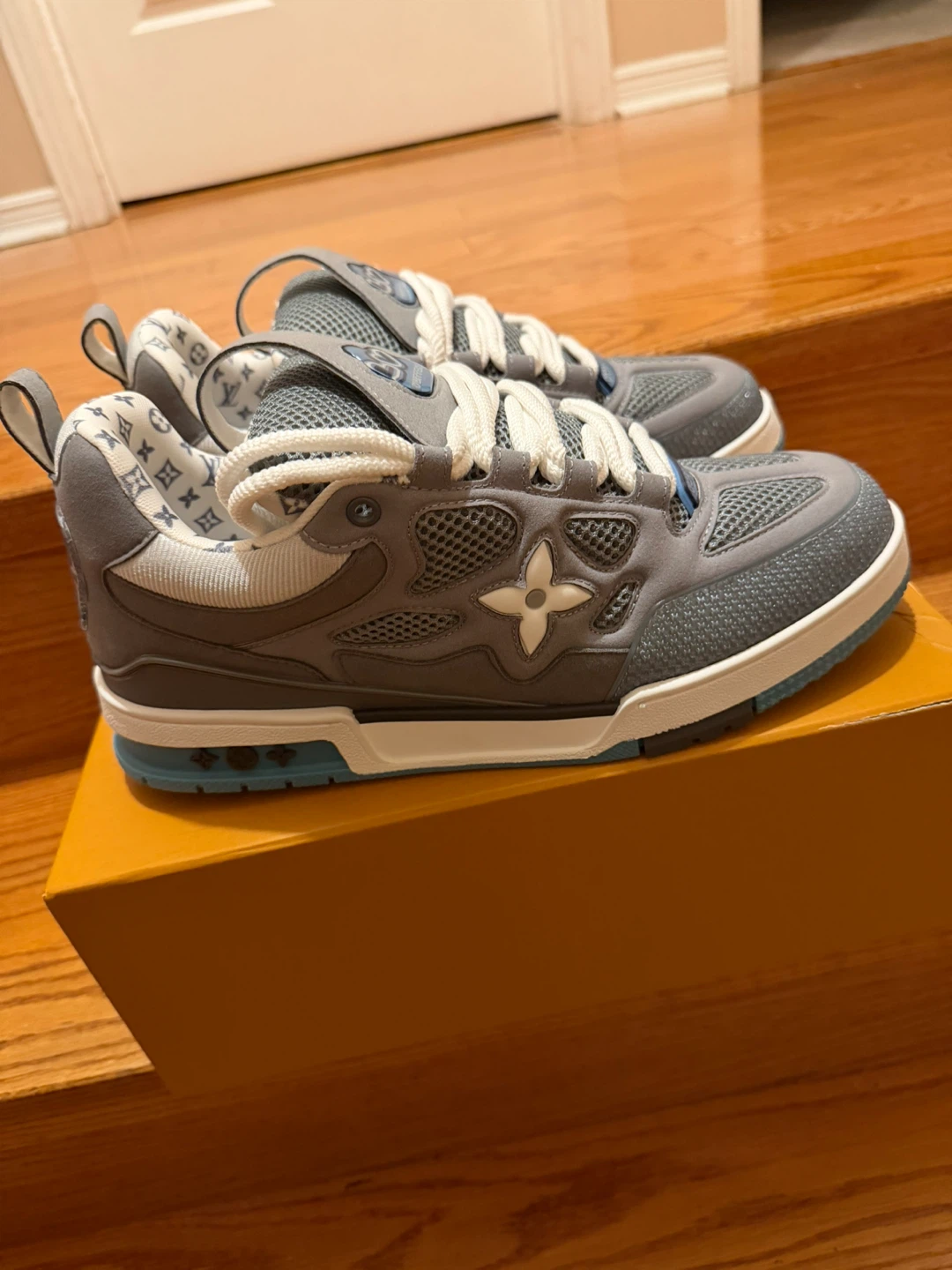 Size 12 Louis Vuitton Skate Sneakers - photo 2
