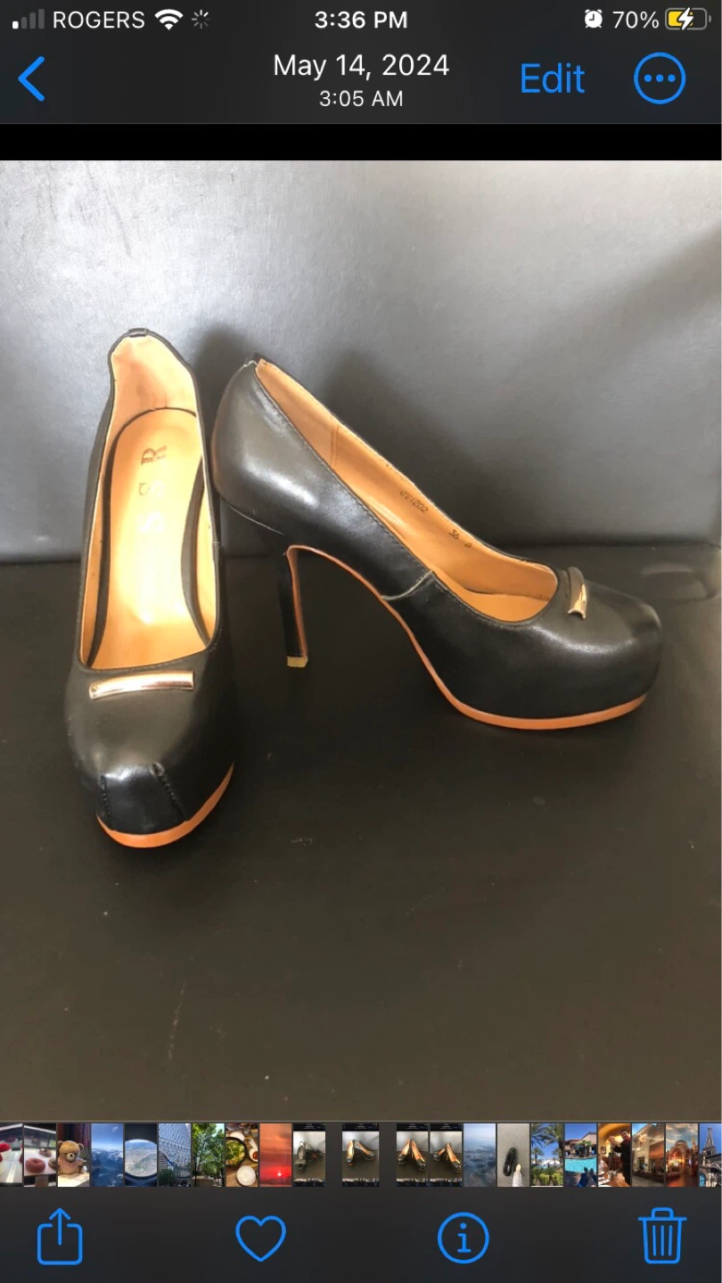 Bellwink Black Platform Heels - photo 3