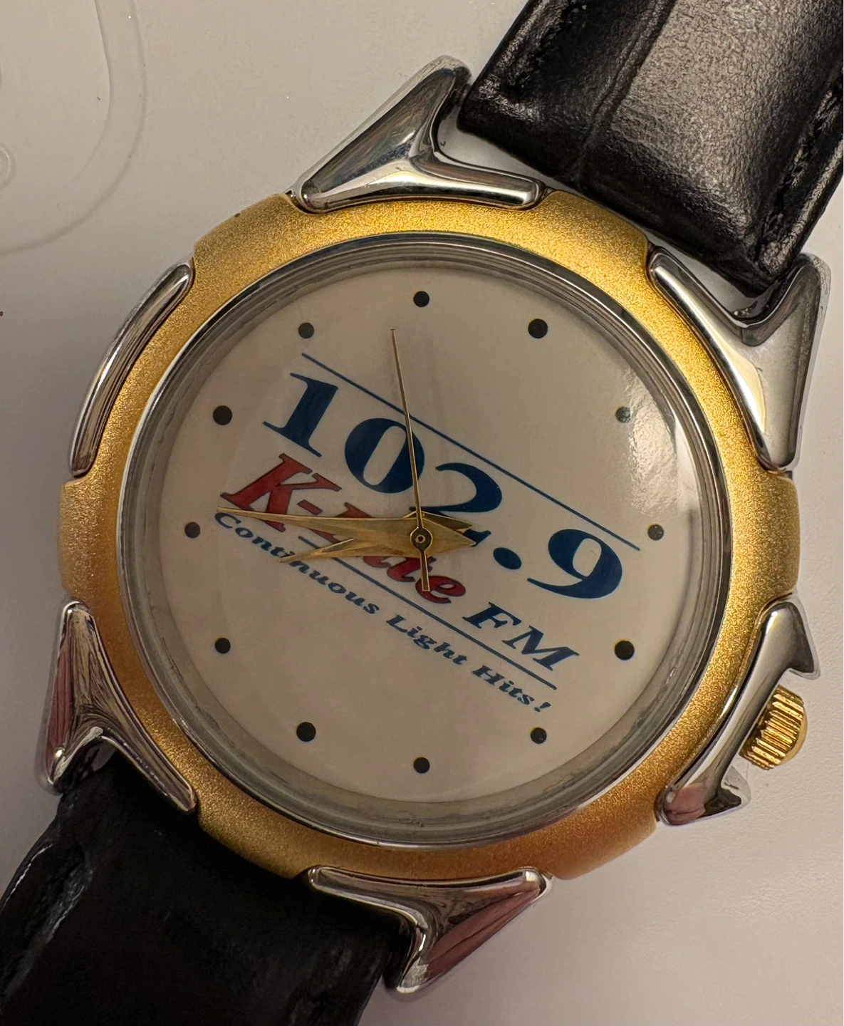 ✨✨102.9 K-Lite FM Watch with Leather Strap
