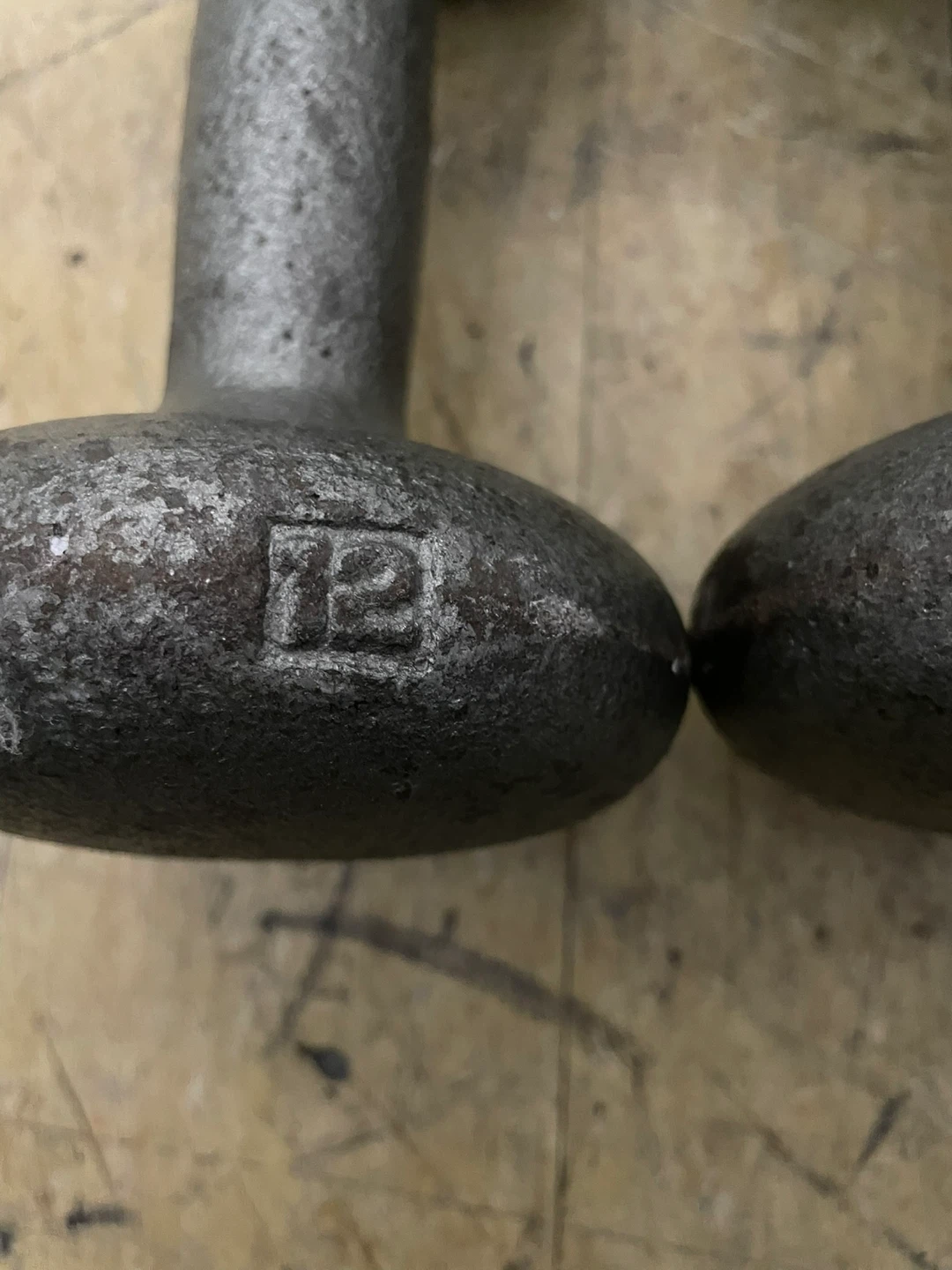 Set of 2 x 12lb & 8lb Dumbbells & 2 x Wrist/Ankle Weights - photo 2