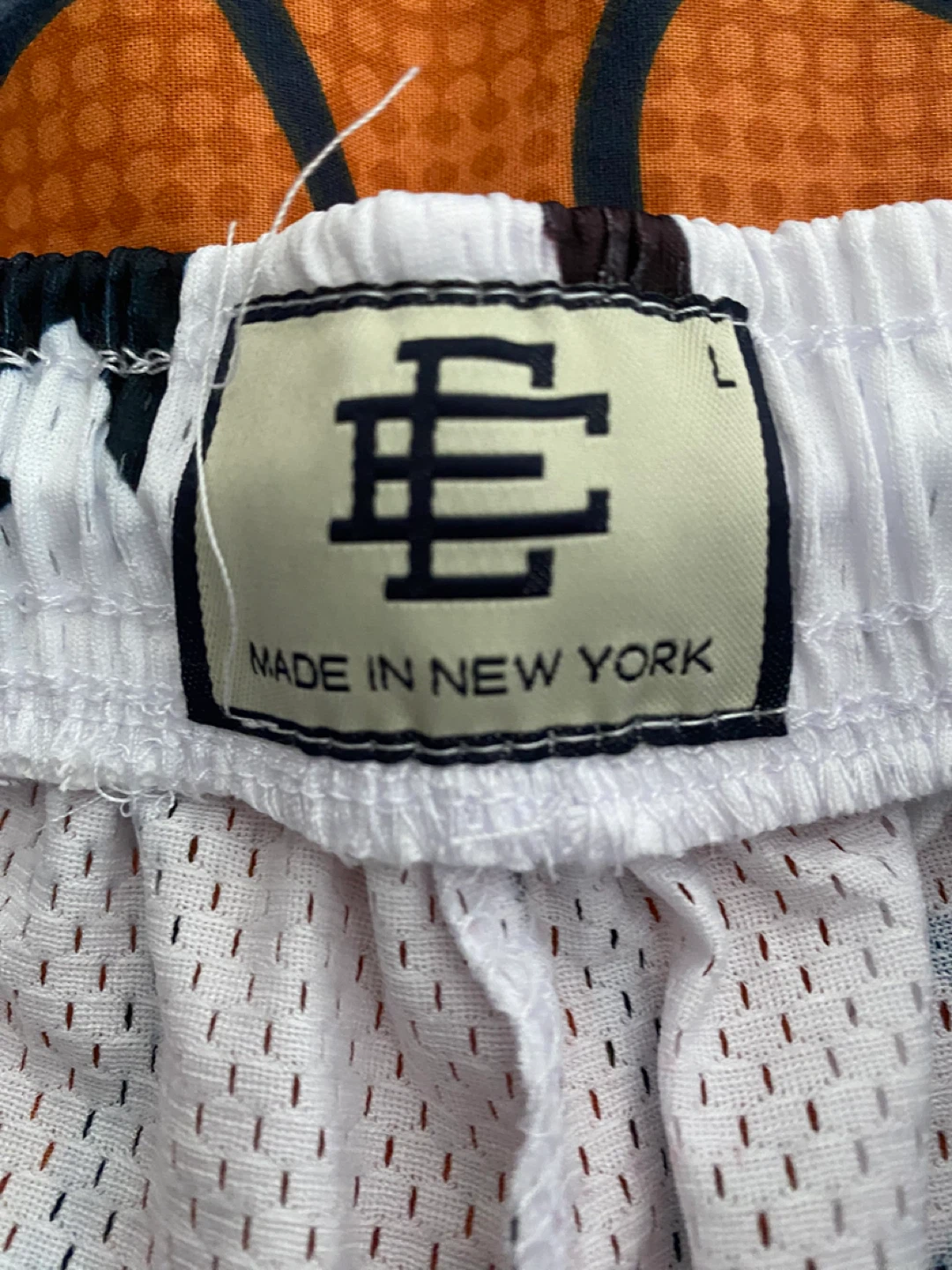 Eric Emanuel EE Star Print Mesh Shorts Size L - Made in New York - photo 3