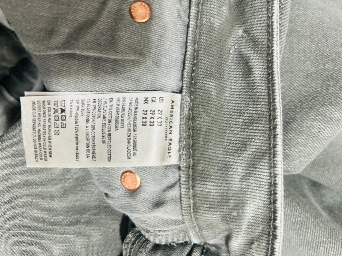 American Eagle Outfitters Men's Jeans Size 29x30 - photo 5