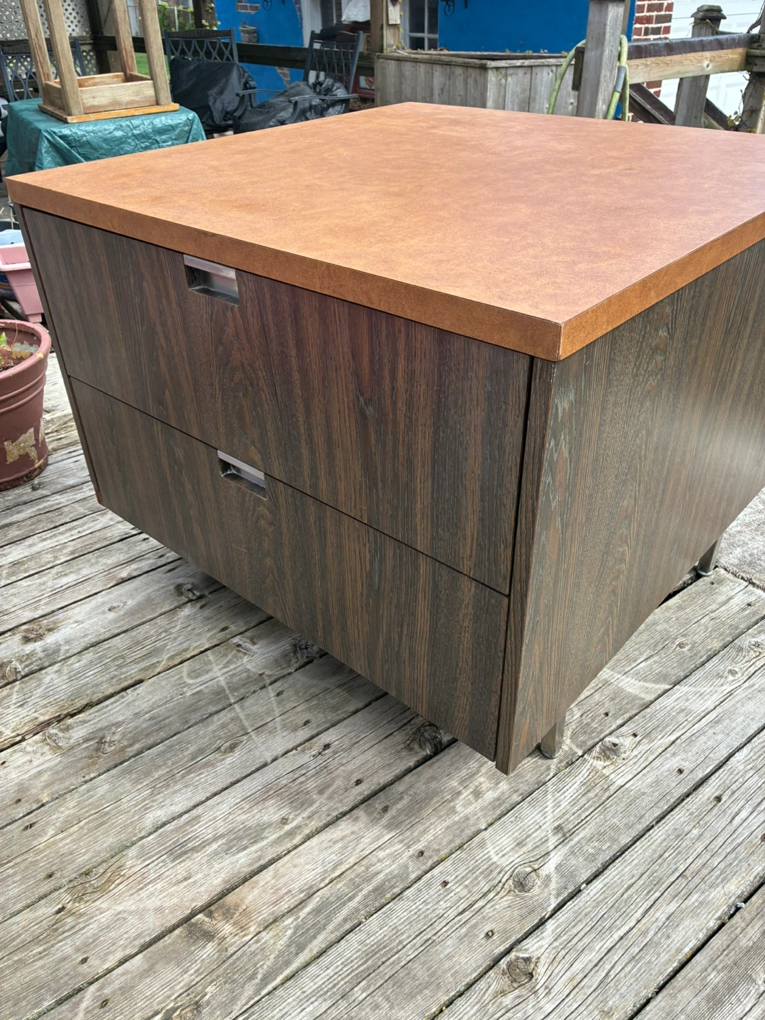 Retro 2-Drawer File Cabinet or Storage Unit
