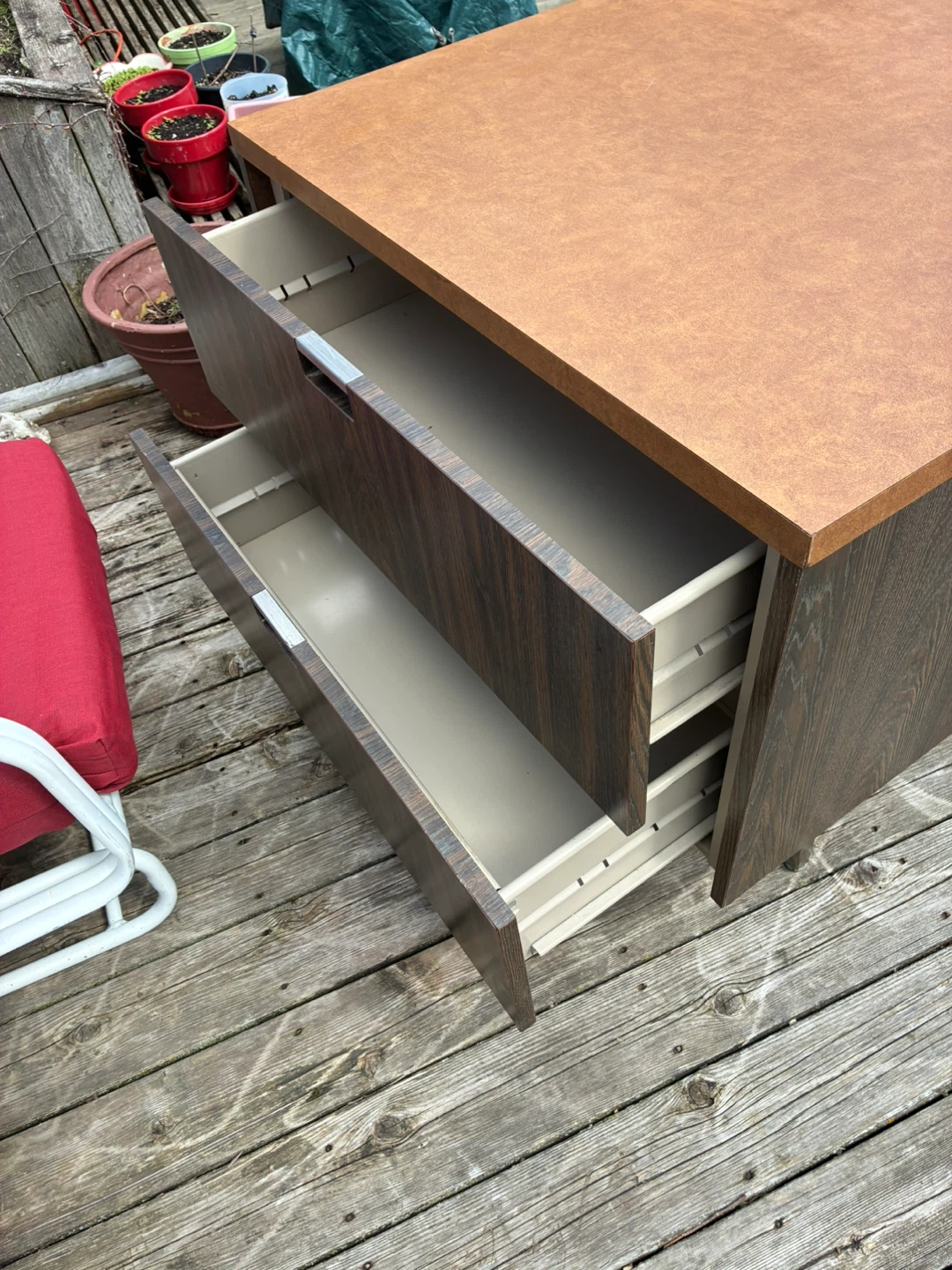 Retro 2-Drawer File Cabinet or Storage Unit - photo 4