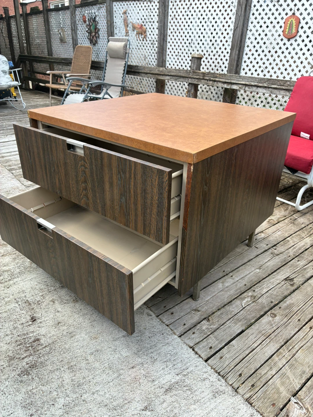 Retro 2-Drawer File Cabinet or Storage Unit - photo 2