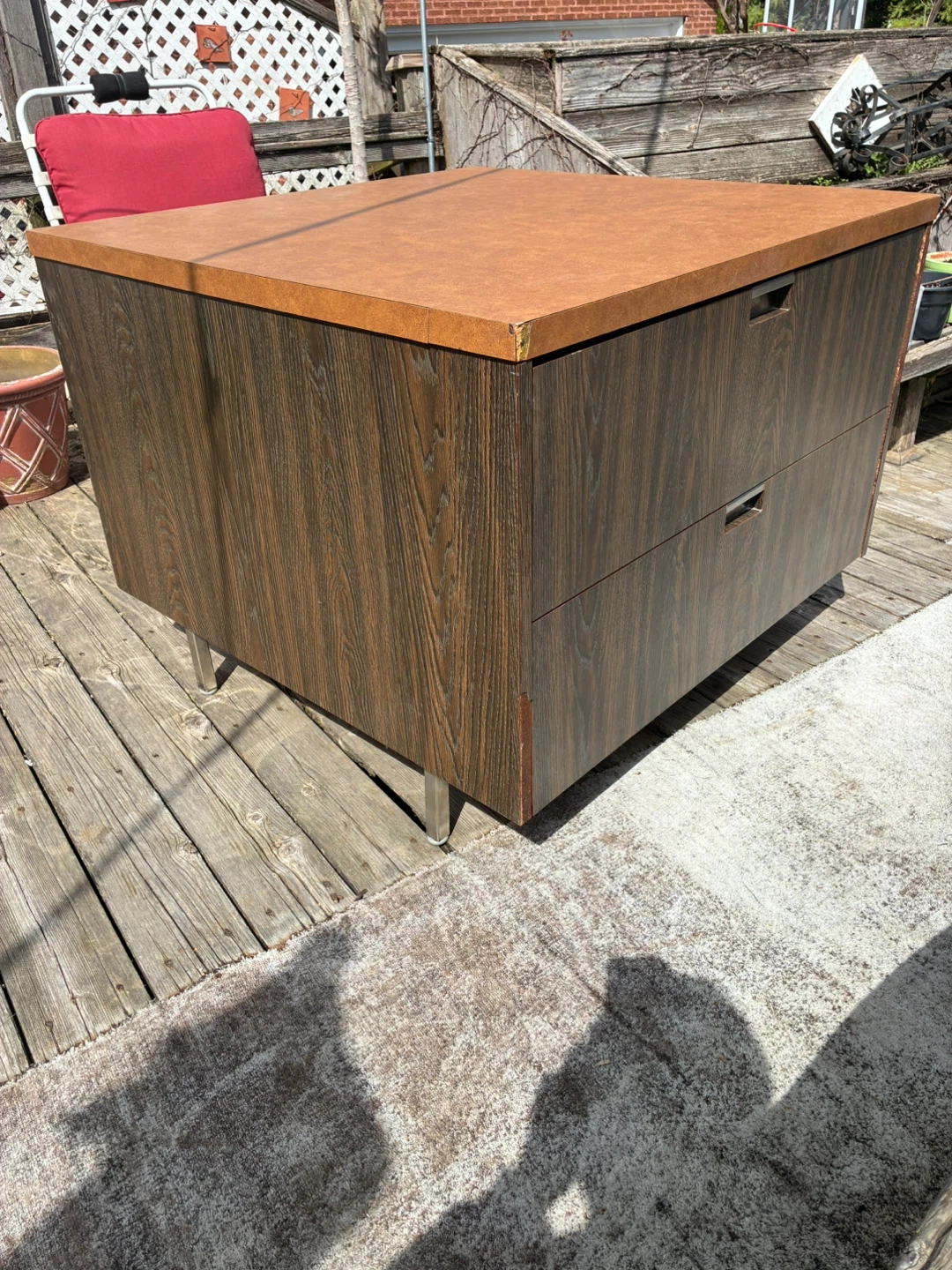 Retro 2-Drawer File Cabinet or Storage Unit - photo 3