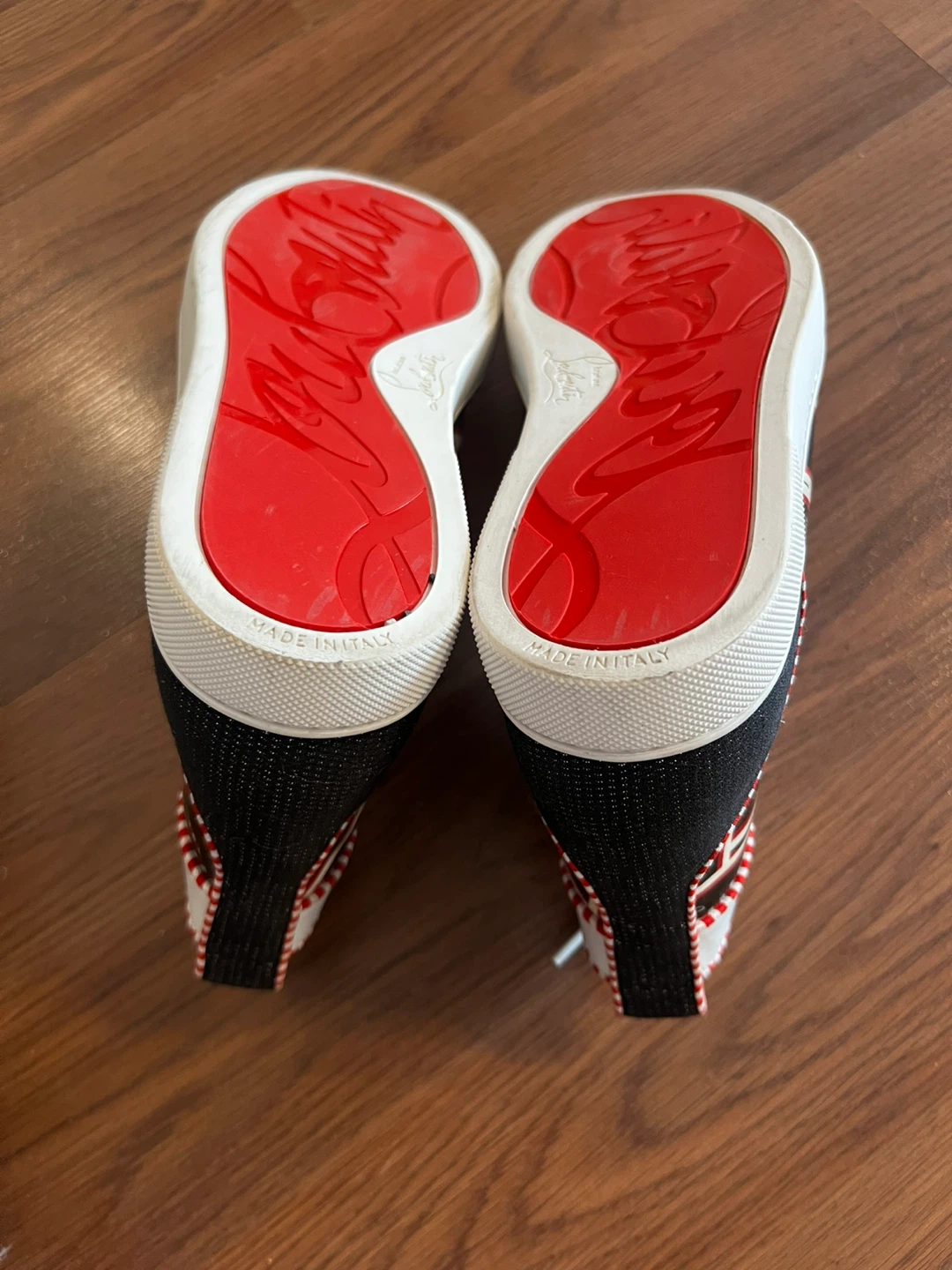Authentic Christian Louboutin High Top Sneakers - Unisrx - photo 3