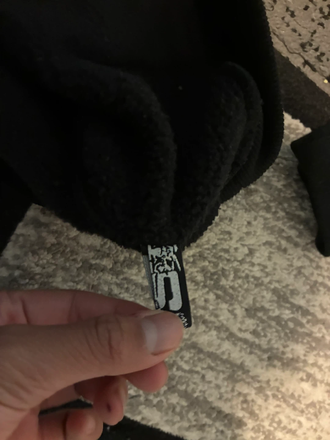 Sp5der Hoodie Black Spider Web Design - photo 5