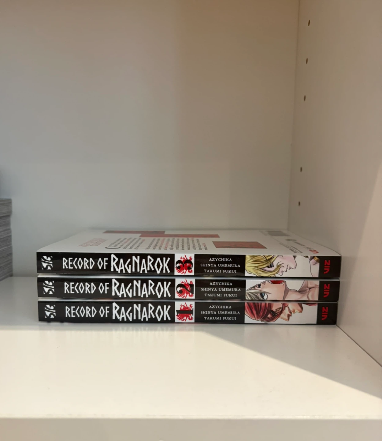 Record of Ragnarok Manga Volumes 1-3