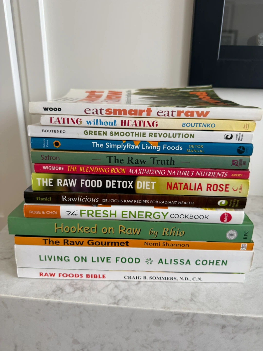 Collection of Raw Food and Detox Cookbooks