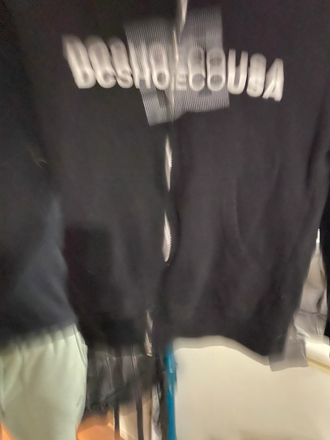 DC black hoodie