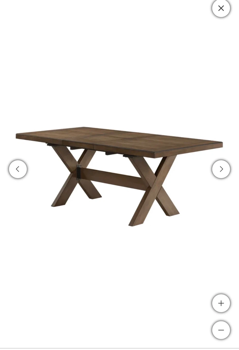 Farmhouse Dining Table with X-Legs - photo 4
