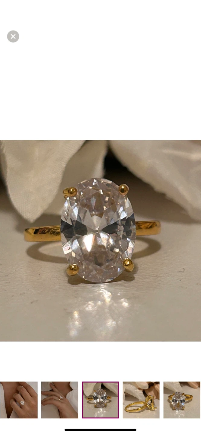 Oval Cut Engagement Ring - photo 4