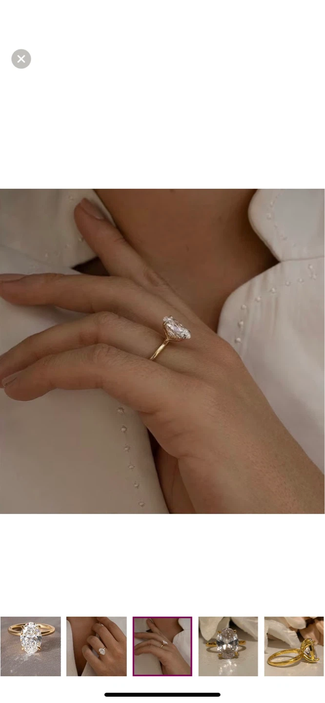 Oval Cut Engagement Ring - photo 3