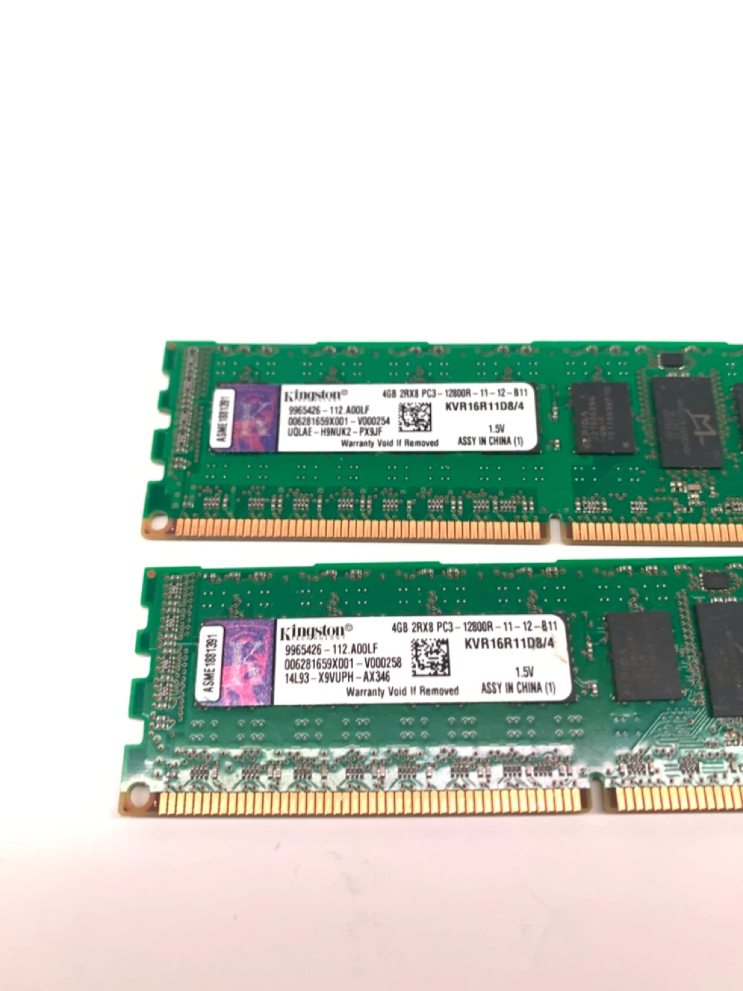 DDR3 2x4GB 1600MHz ECC Ram / Memory modules - photo 2