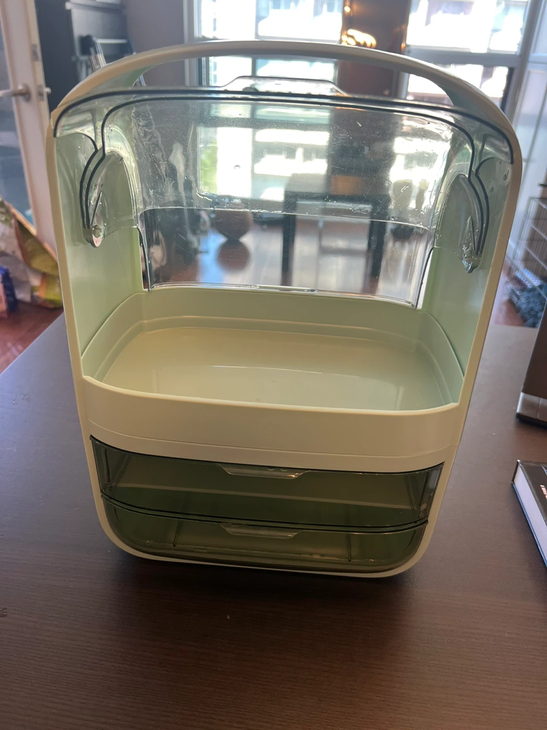 Clear Plastic Makeup Organizer with Drawers - photo 3