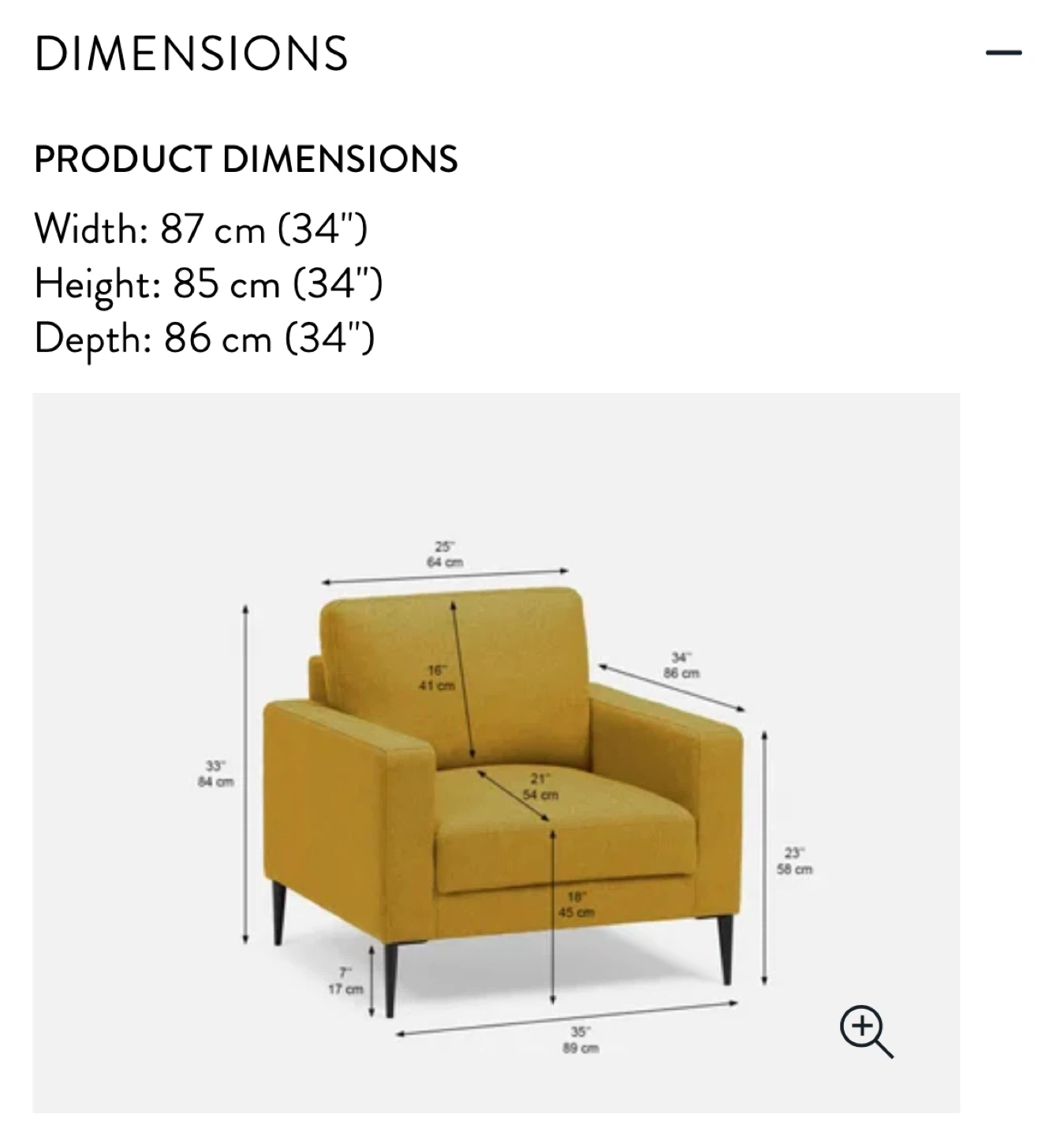 Structube Yellow Accent Chair - photo 3