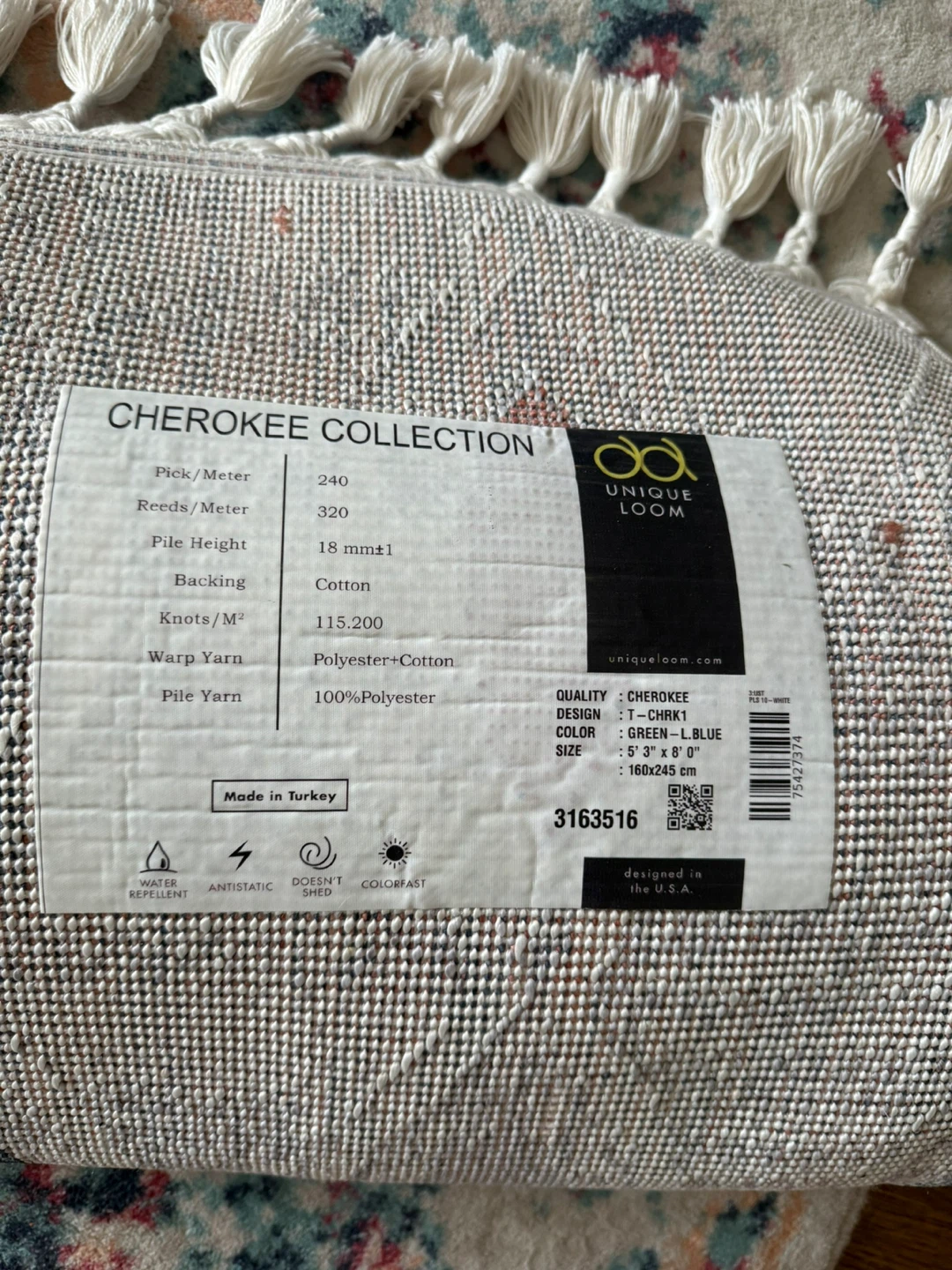 Unique Loom Cherokee Collection Area Rug - 5'x8' - photo 2