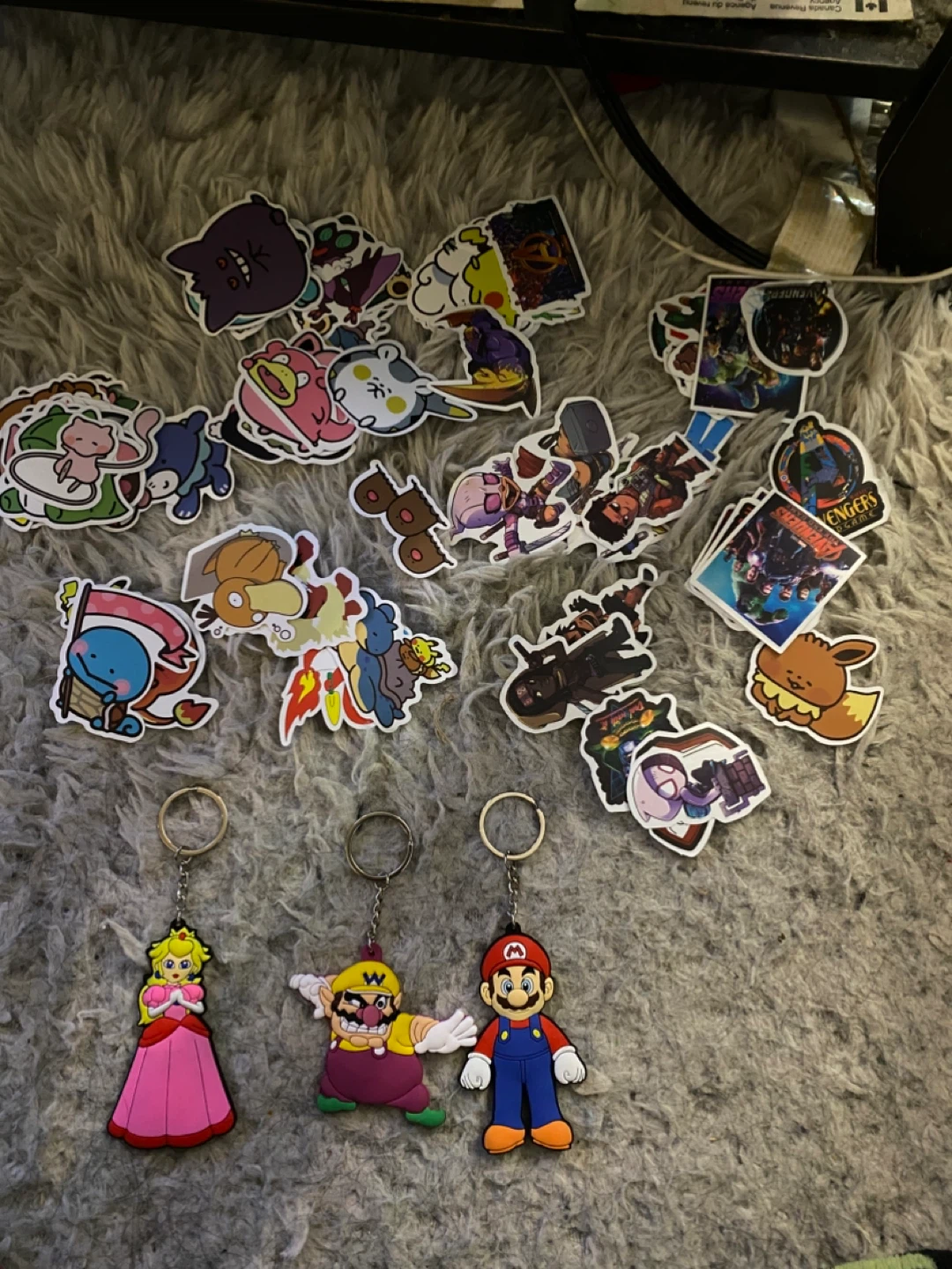 Stickers and keychains Set